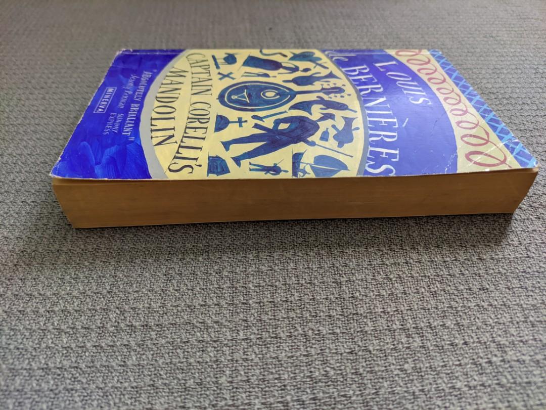 Captain Corelli's Mandolin | by Louis de Bernières (Category: Musical Instruments) located in Quezon City. Submitted by unravelled (Listing ID 1072599828, Image 2). Description: Captain Corelli's Mandolin | by Louis de Bernieres Condition: 8/10 Creased spine.