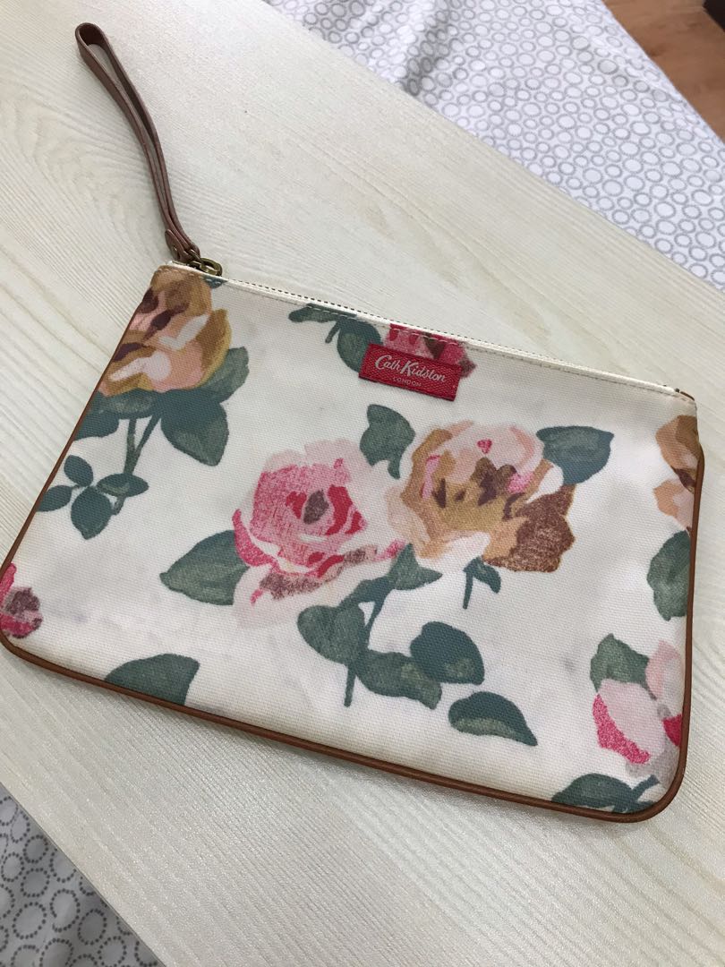 Cath kidston top wristlet purse