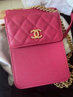 Chanel Pink Phone Pouch - BNIB 100% Authentic