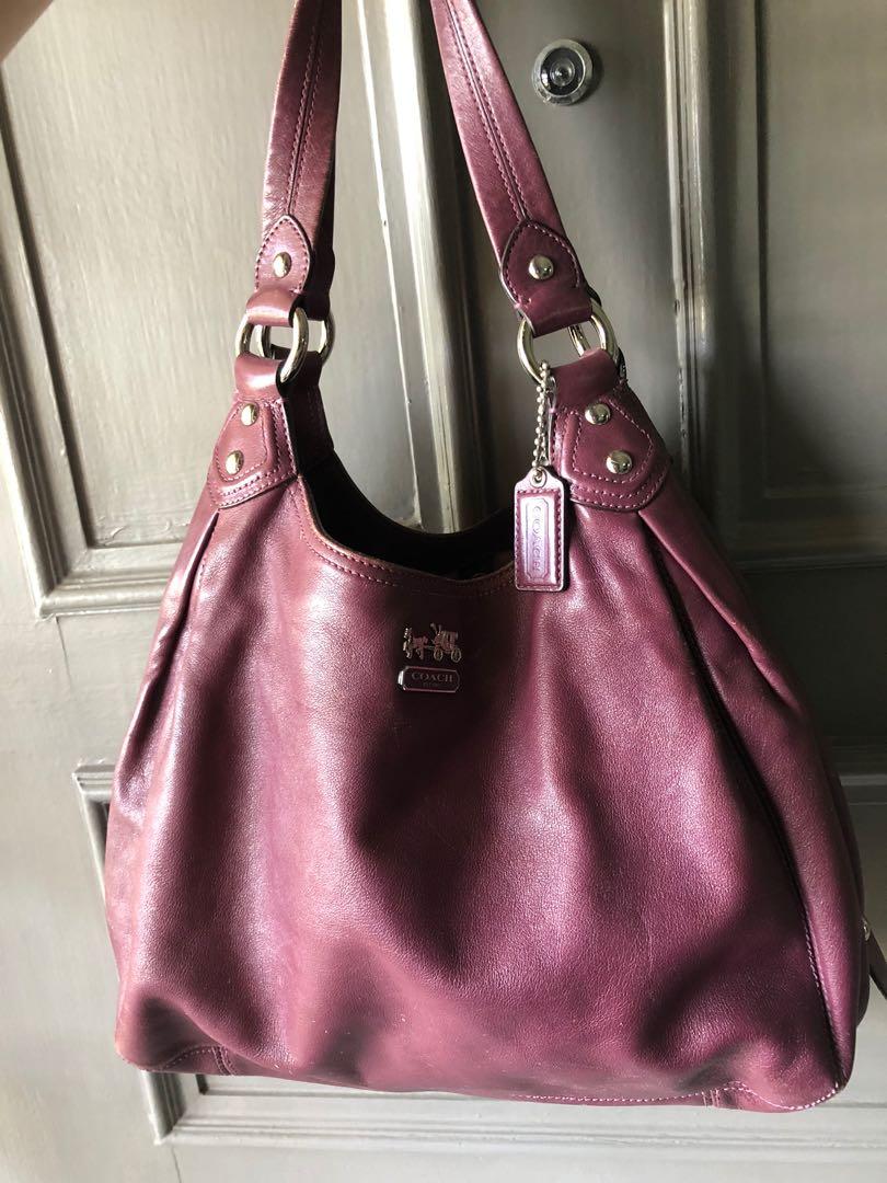 My Positively Purple Coach Purse! - Redhead Mom