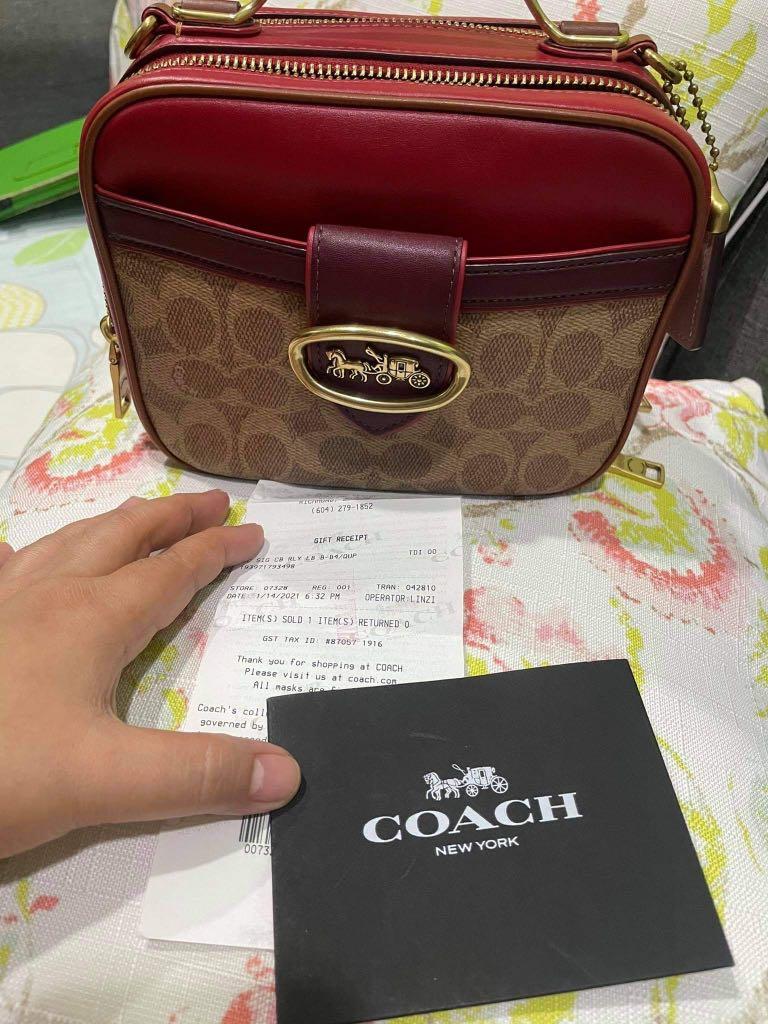 coach suede wallet