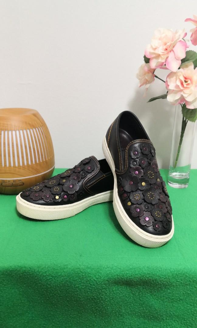 coach tea rose sneakers