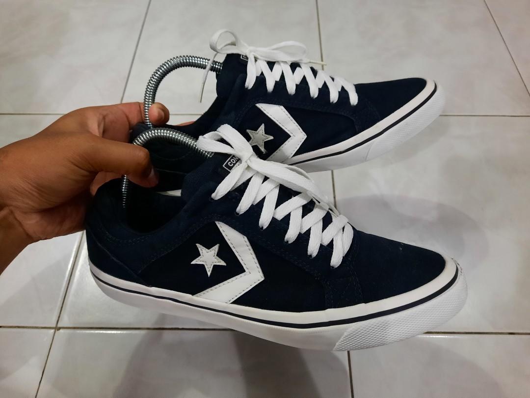 Converse EL Distrito OX Black White Black Men s Fashion
