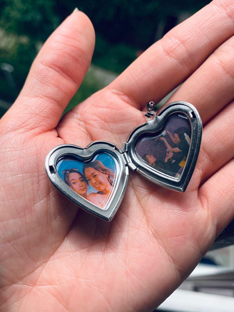 Personalized locket shop necklace with photo