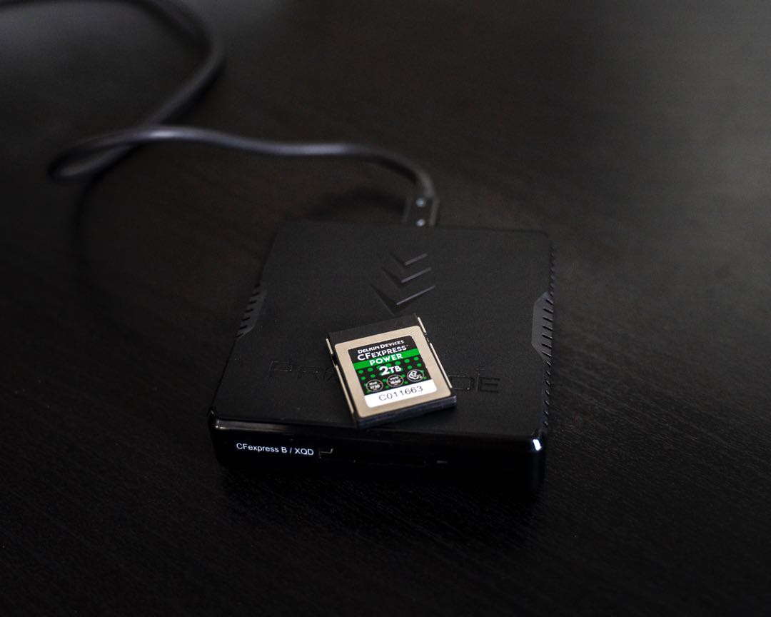 Delkin Devices 2TB CFexpress POWER Memory Card + Thunderbolt Card