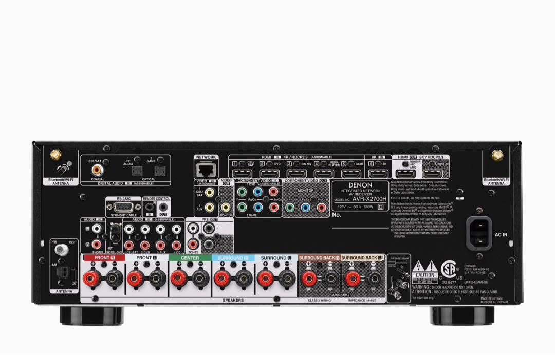 超美品☆DENON ＡＶＲ-X2700