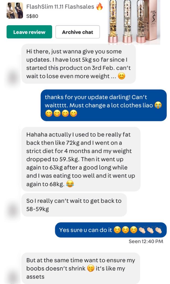 Flashslim 8 0 Review Health Nutrition Health Supplements Health Food Drinks Tonics On Carousell