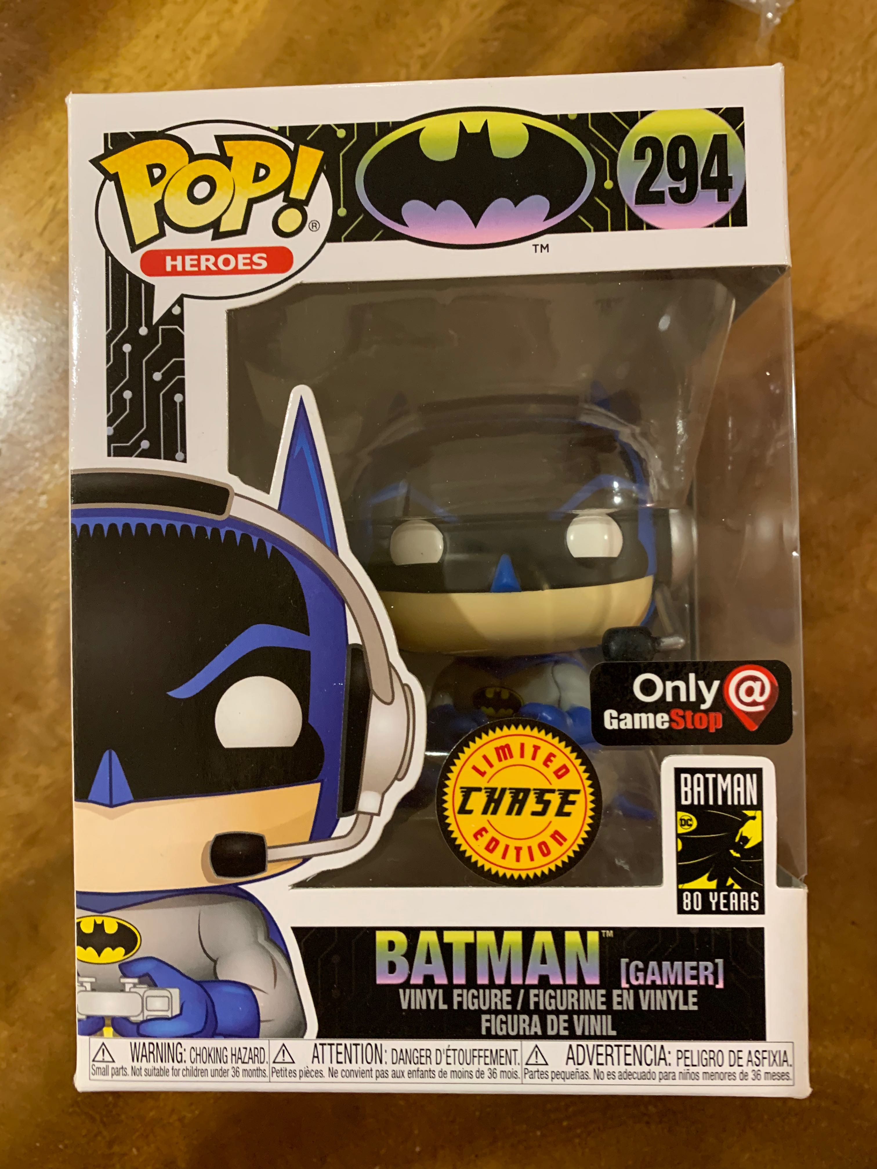 Funko pop Batman Gamer Chase / Gamestop 
