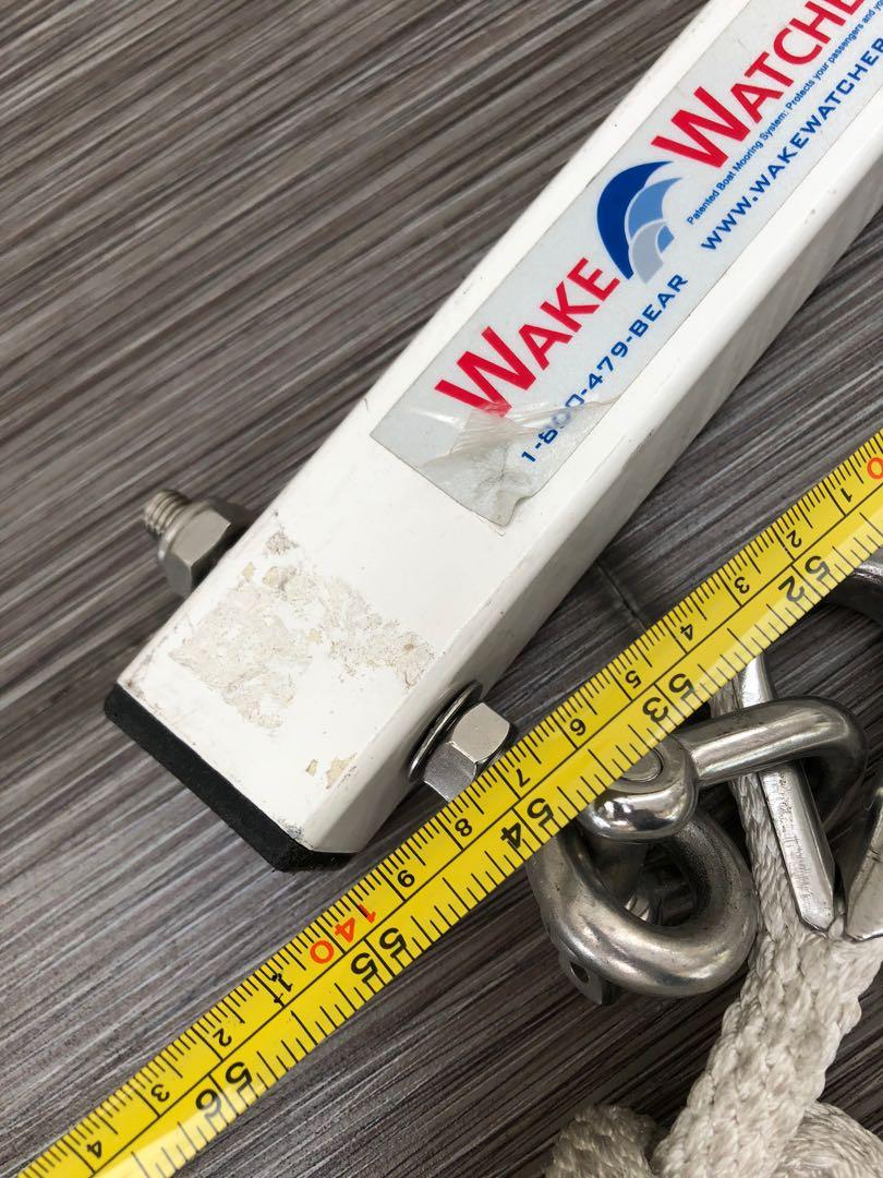 Genuine Imported Wake Watchers USA Boat Mooring System Weatherproof w