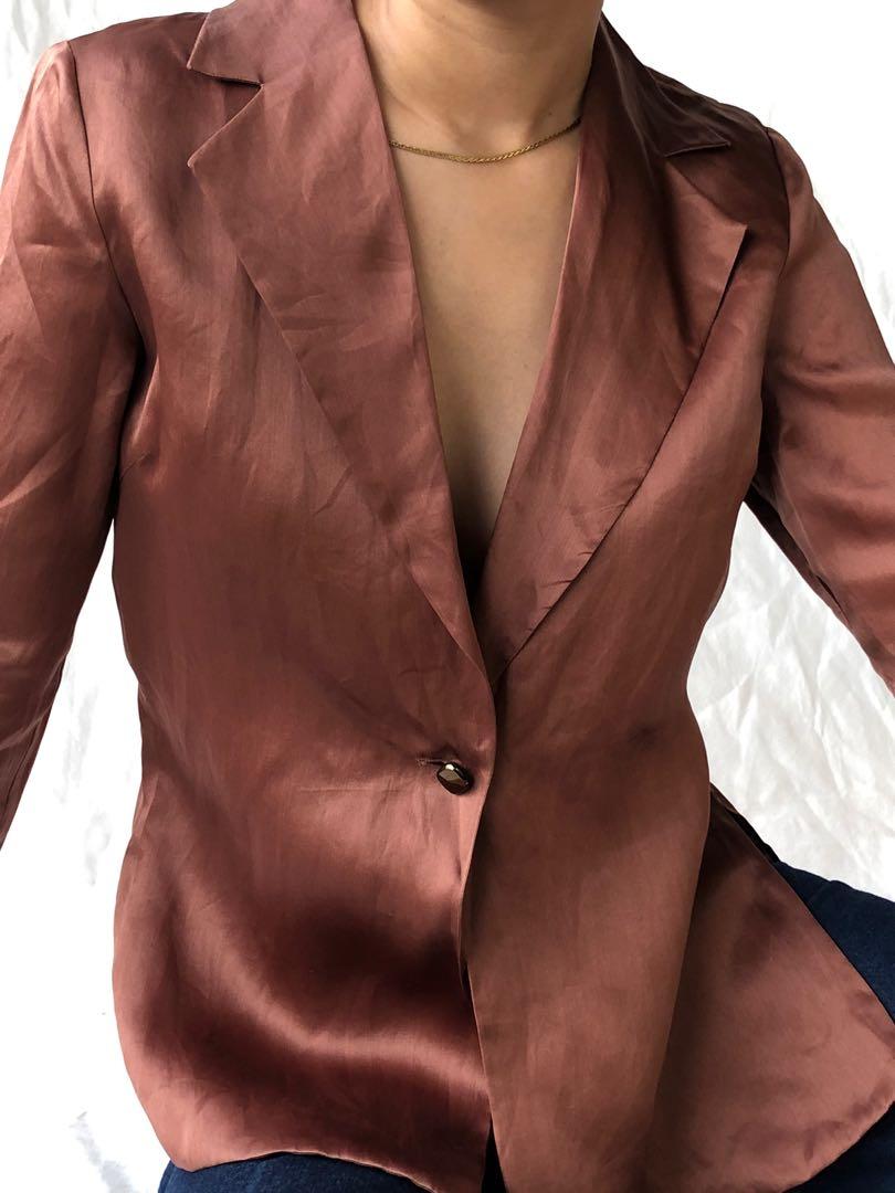 bronze blazer womens