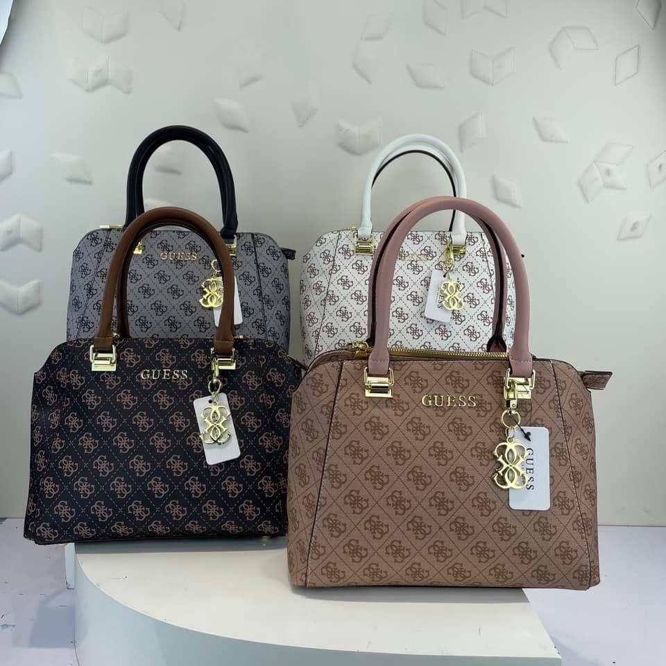 GUESS Candace Society Dome Bag Women s Fashion Bags Wallets Purses Pouches on Carousell