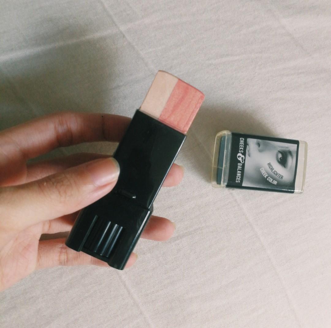 Hard candy highlight & contour cheek duo (10.3g) cheeks and balances