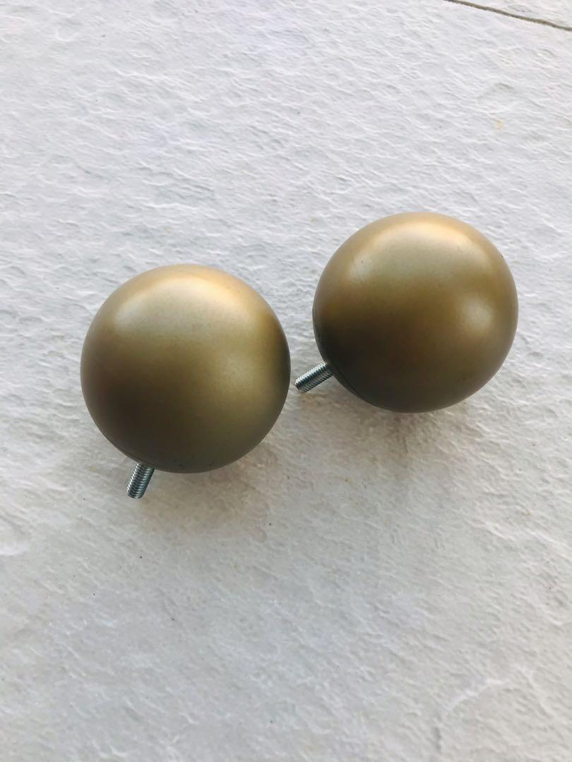 IKEA curtain rod Finial, Furniture & Home Living, Bathroom & Kitchen