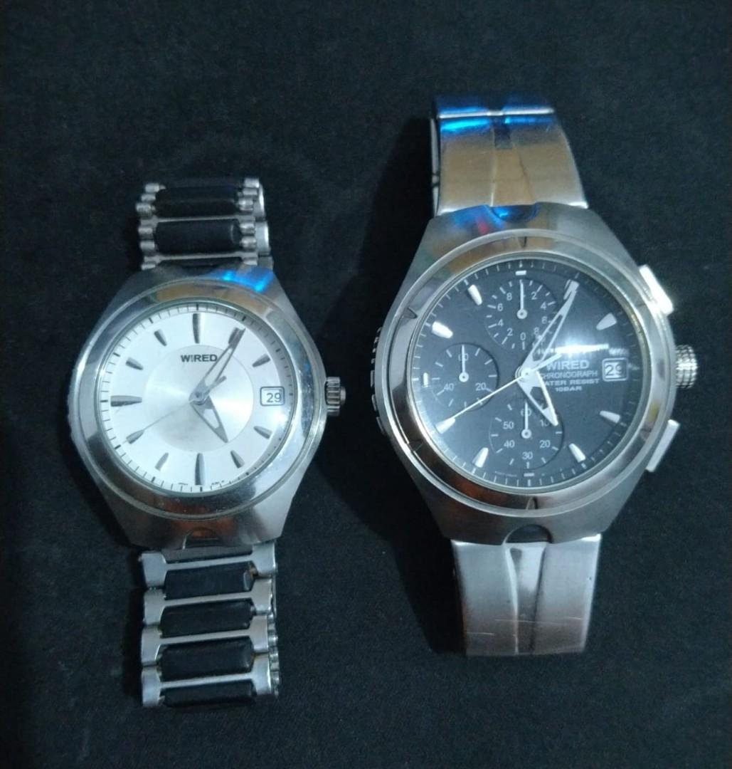 Jam tangan wired chronograph discount