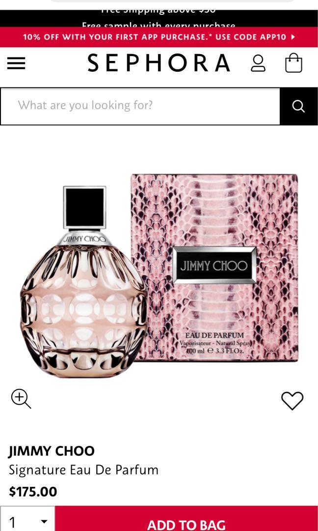 Jimmy choo signature eau de parfum discount