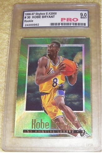 Kobe Bryant Lakers 1996 Skybox EX-2000 Graded PRO 9 MINT NBA