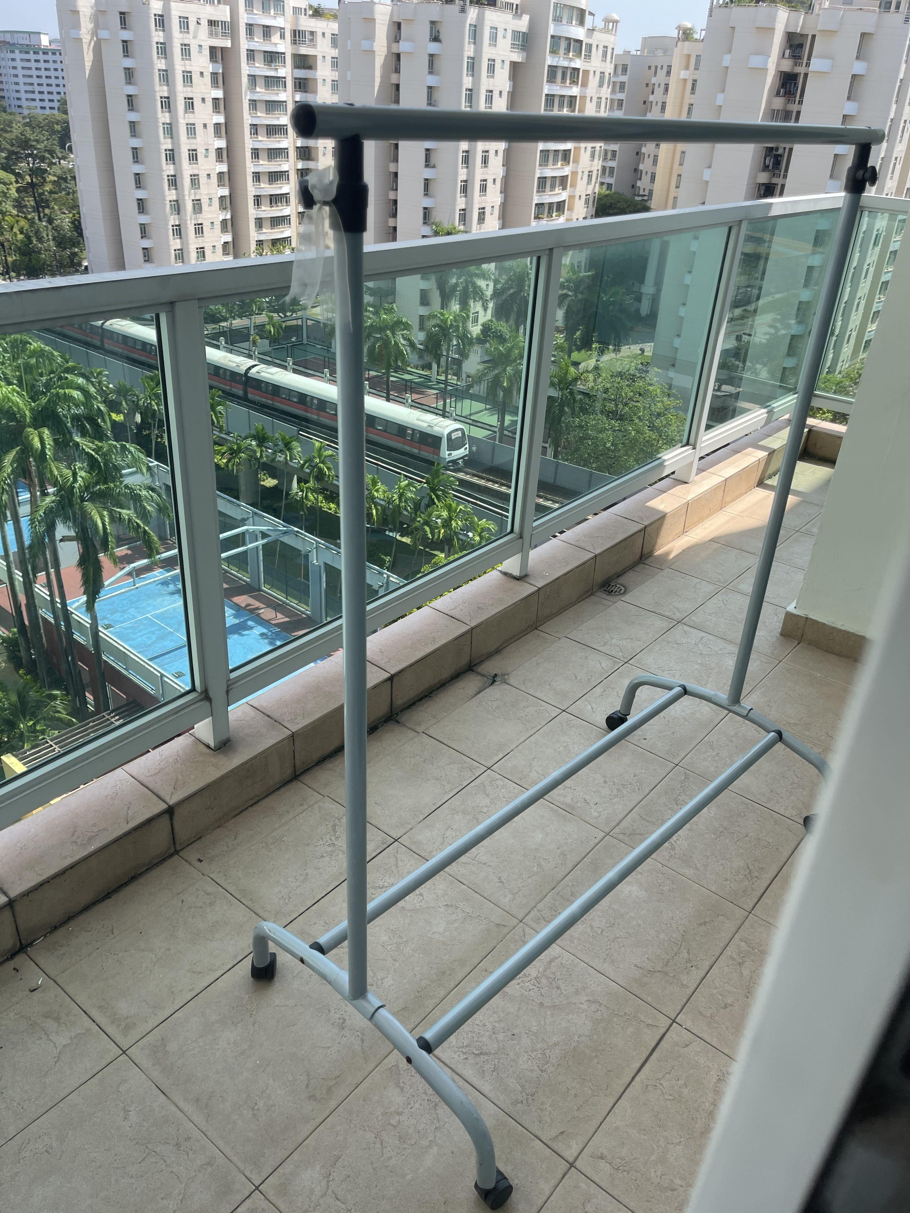 IKEA metal clothes Rack Laundering , Furniture & Home Living, Bathroom