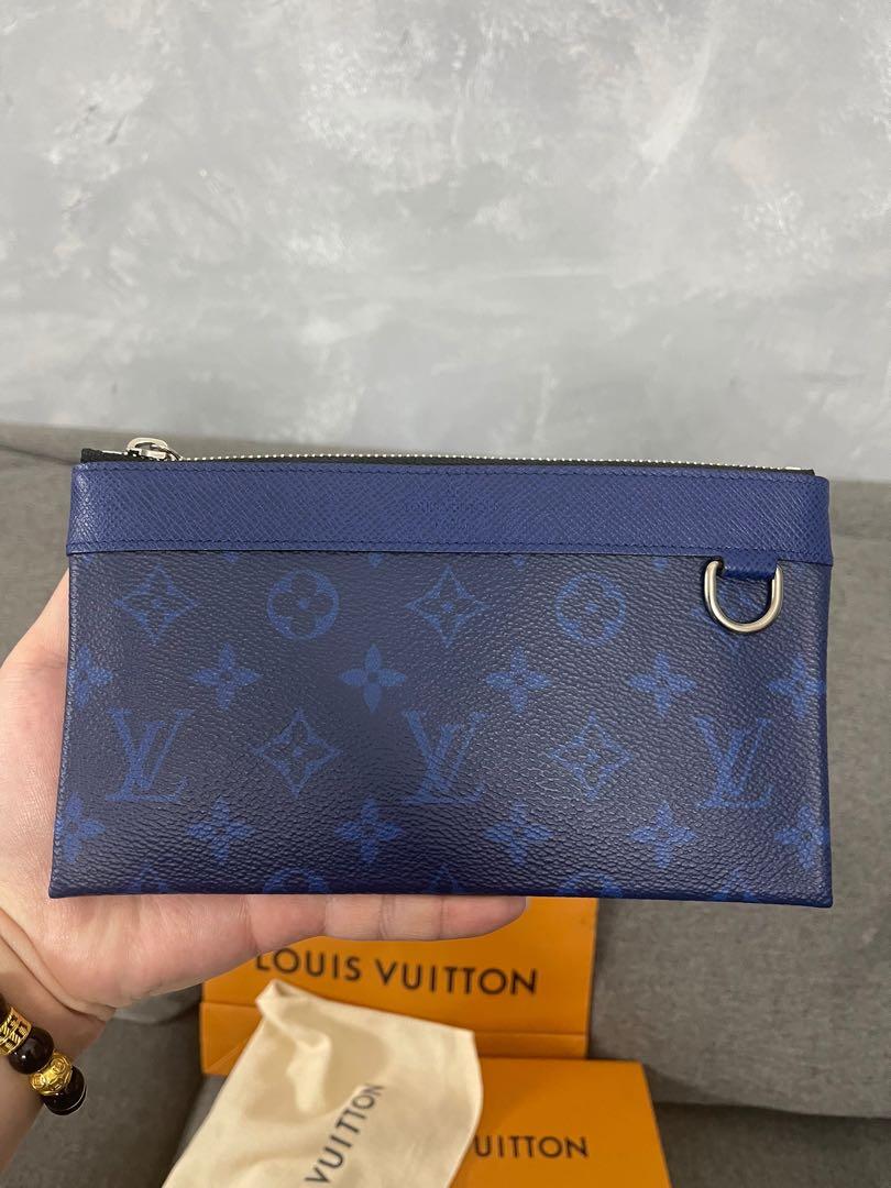 Louis Vuitton Discovery Pochette Monogram Pacific Taiga PM Blue in