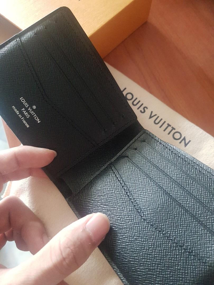 Louis Vuitton Black Epi Leather Slender Wallet Louis Vuitton