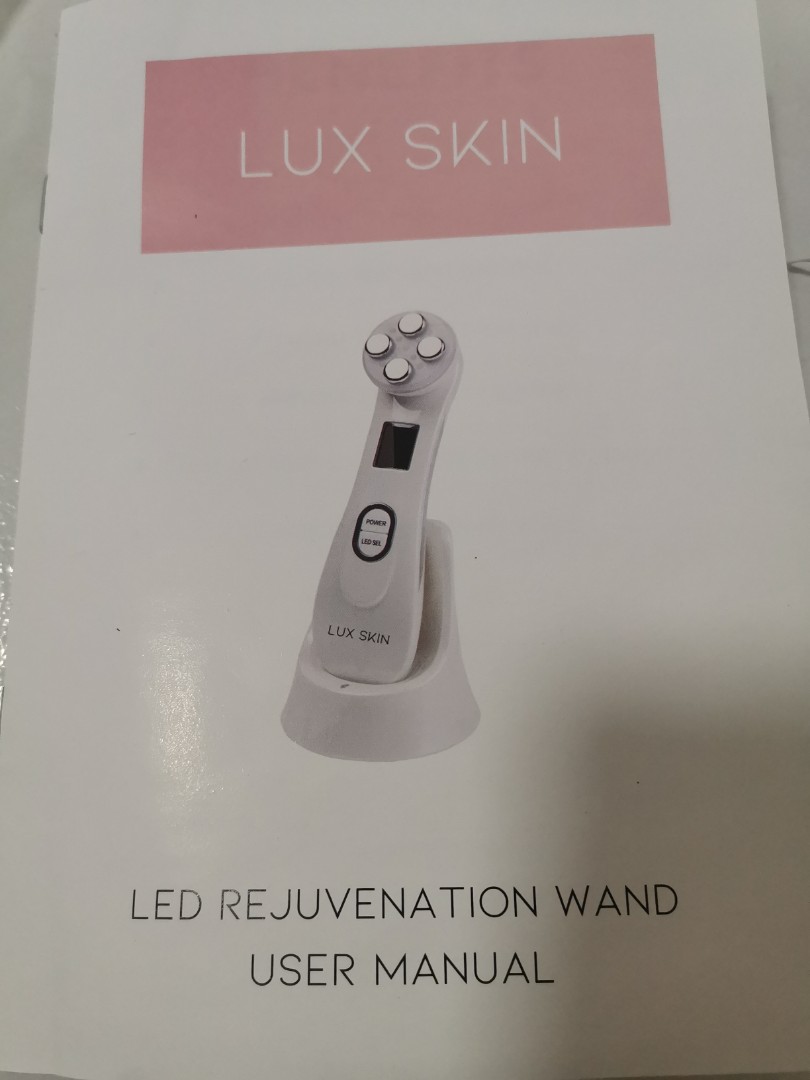 Lux skin LED rejuvenation wand, Beauty & Personal Care, Face, Face Care