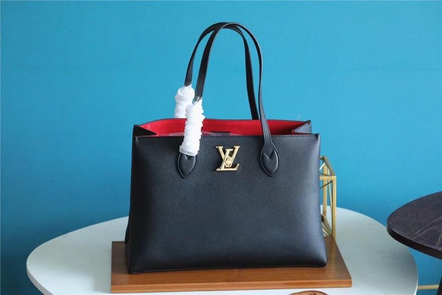 LV LOCKME SHOPPER, Women's Fashion, Bags & Wallets, Purses & Pouches on  Carousell