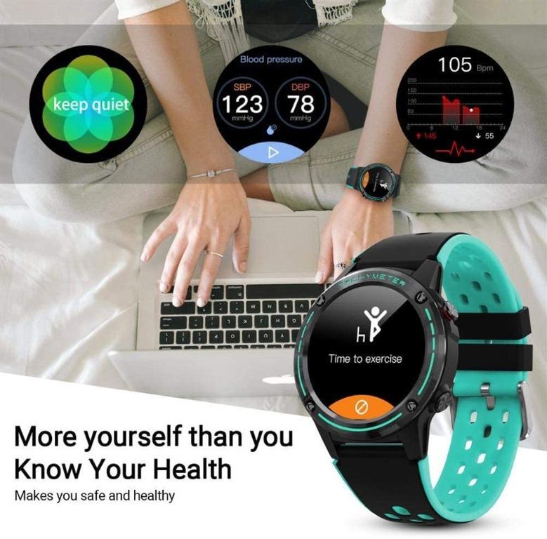 M6C GPS Sport Bluetooth Smart Watch Men Women Fitness Activity