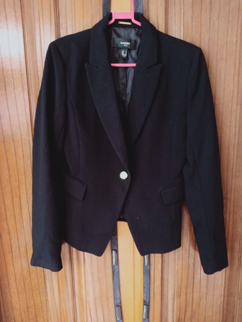 blazer suit black