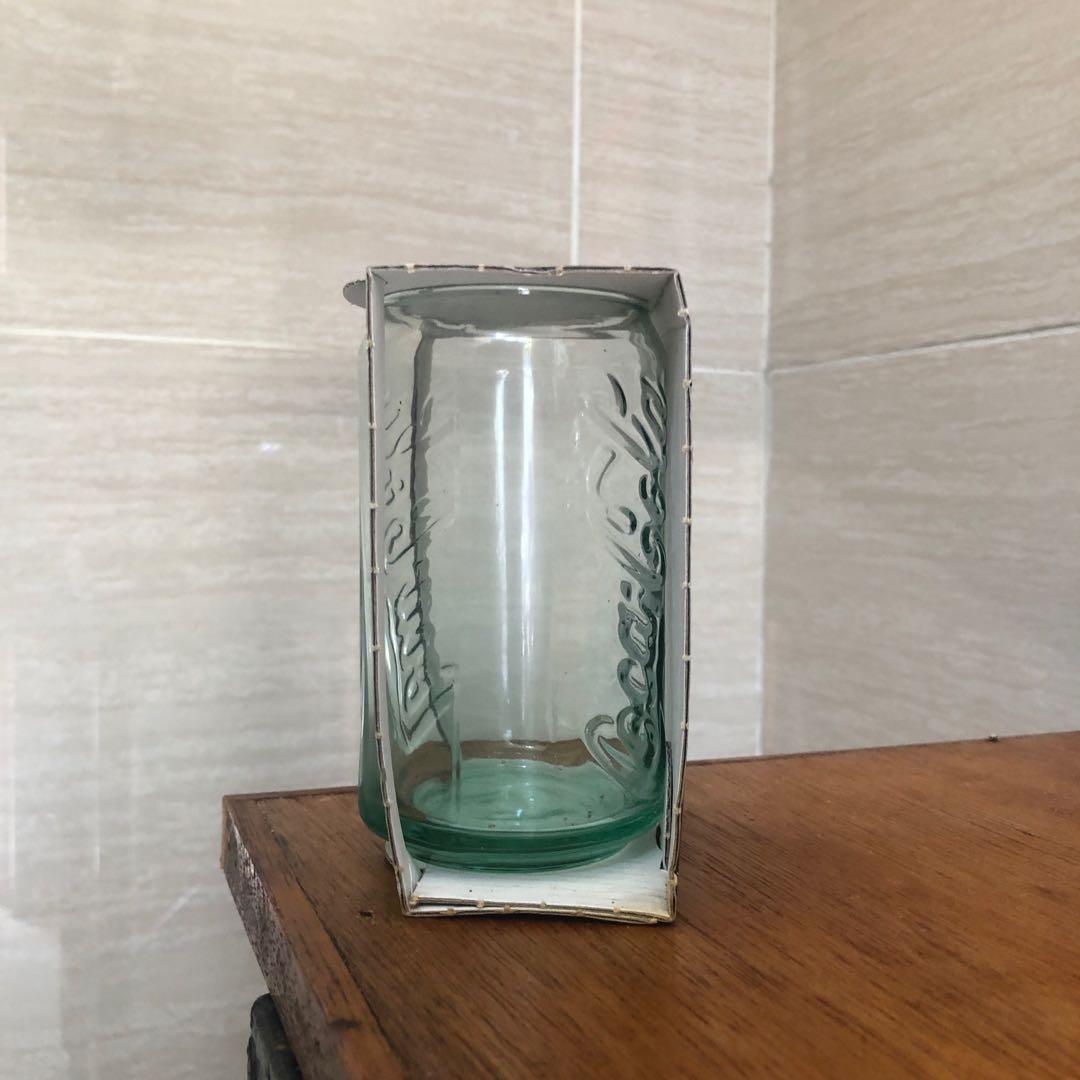 McDonald’s Coca-Cola “Can” Glass - Green (Category: Vintage Collectibles) located in Manila. Submitted by lesssa (Listing ID 1072552815, Image 2). Description: McDonald’s Coca-Cola “Can” Glass - Green Brand new with box. Just a little dusty. .