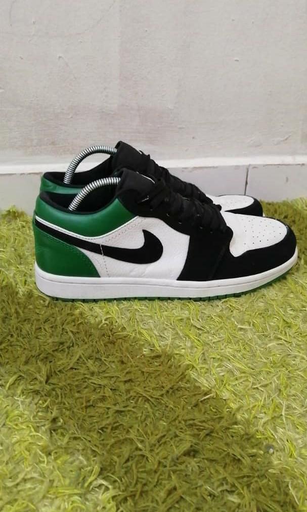 nike aj1 low green