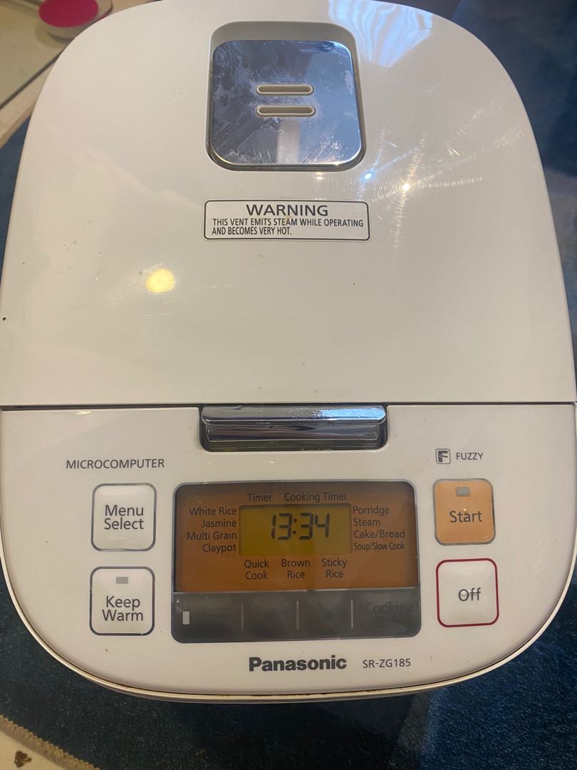 panasonic rice cooker srzg185, TV & Home Appliances, Kitchen
