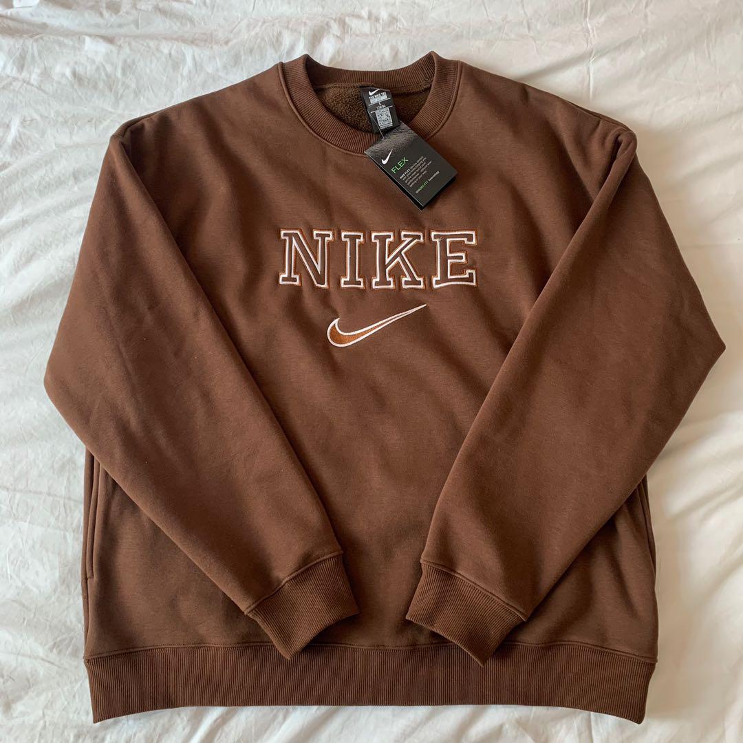 Sale > nike brown vintage hoodie > in stock