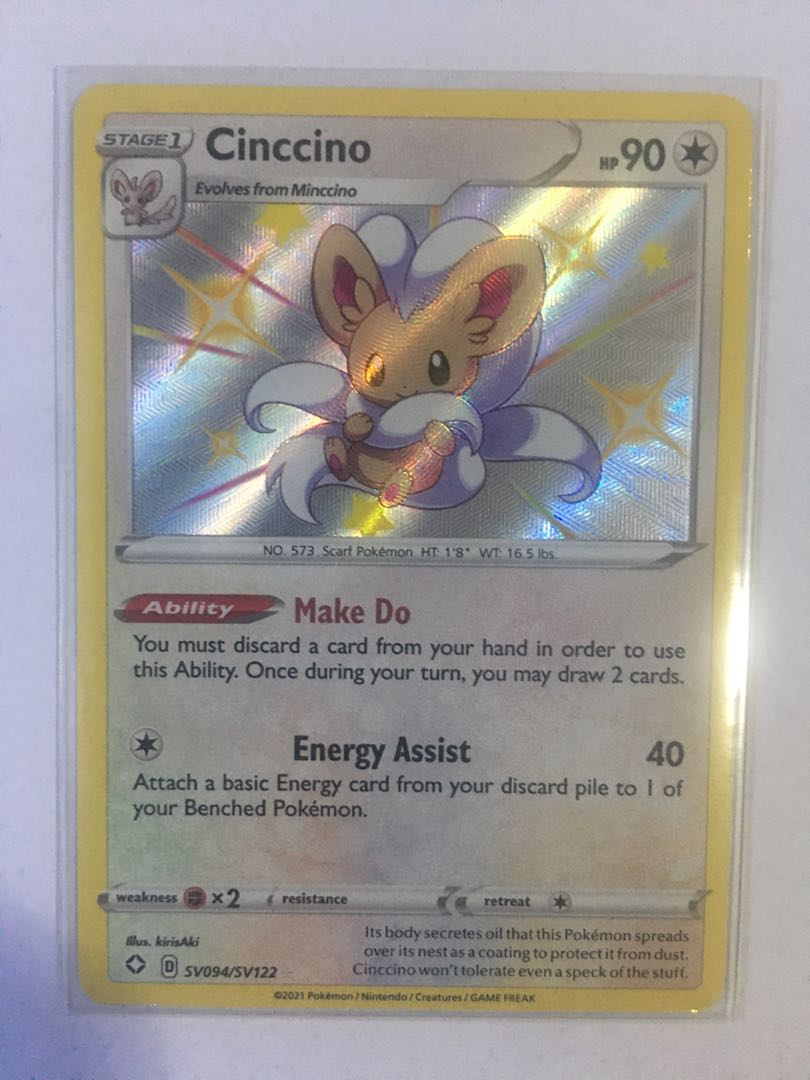 Pokemon Card Shiny Cinccino Rare Shining Fates Hobbies Toys Toys Games On Carousell Pokemon Card Shiny Cinccino Rare Shining Fates Hobbies Toys Toys Games On Carousell