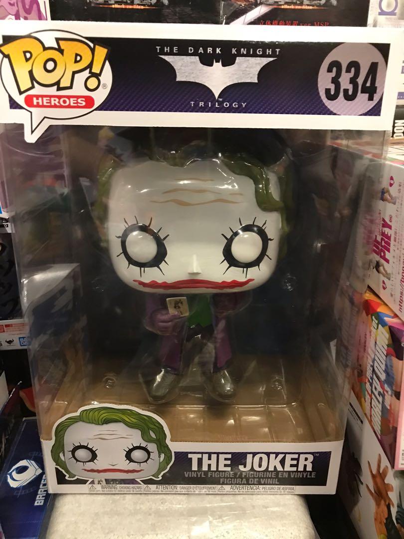 Funko Pop! The Dark Knight Trilogy The Joker 10 Inch Figure #334 - US