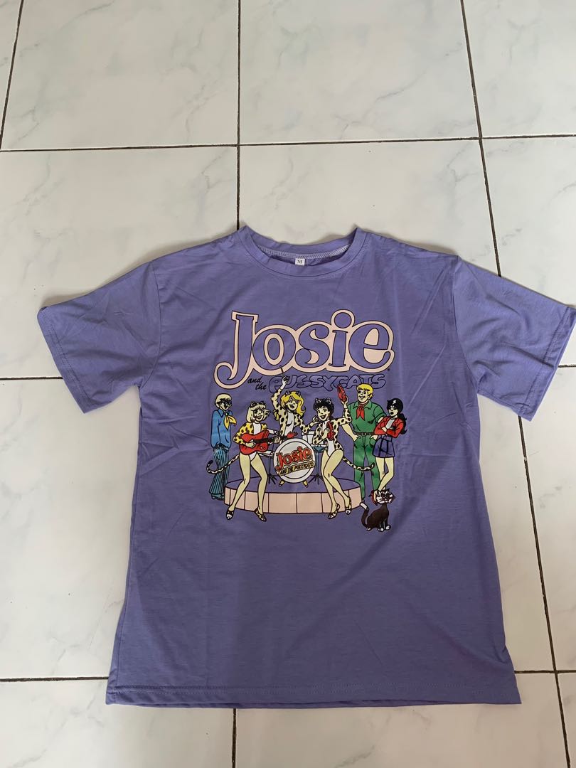 Purple Oversized Josie Shirt Ulzzang Ins Instock Women S Fashion Tops Other Tops On Carousell
