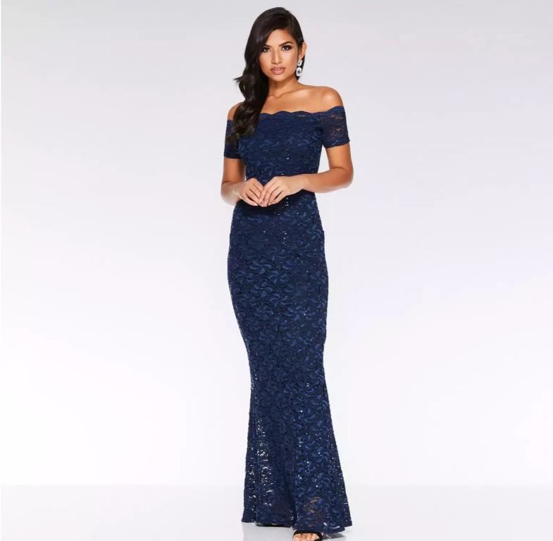 Quiz sequin 2025 lace gown