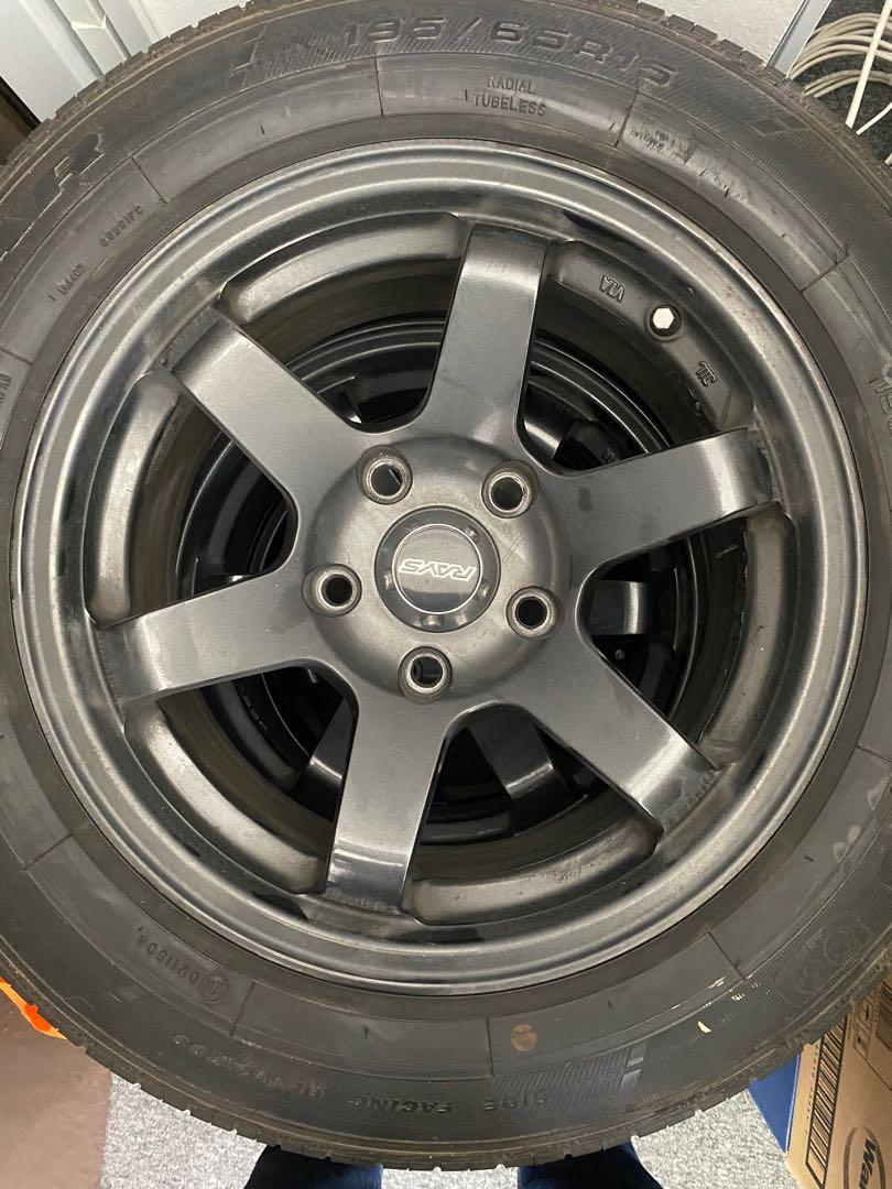 Replica Rays Rims Ray te37 replica, Car Accessories, Tyres & Rims on Carousell