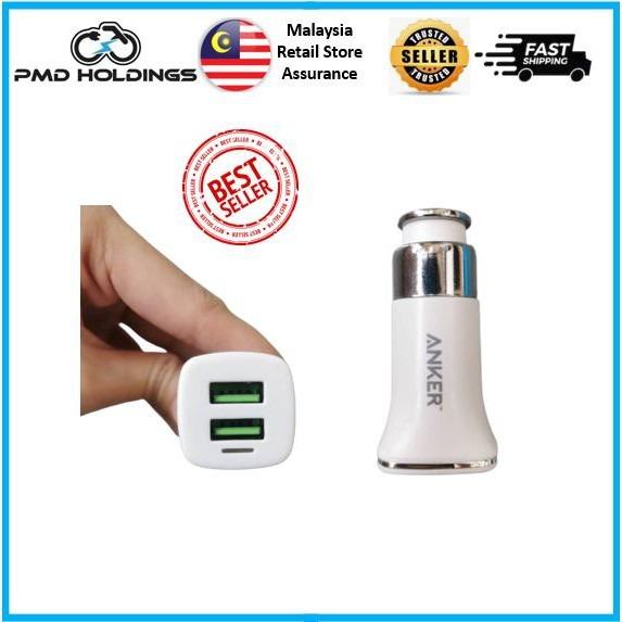 Ready Stock Original Anker Powerdrive 2 310 Power Iq 24w Dual Usb Car Charger Code Sg4 Mobile Phones Tablets Mobile Tablet Accessories Mobile Accessories On Carousell