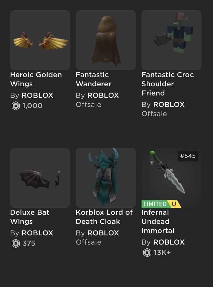 Roblox Account Dm For Full Inventory Video Gaming Gaming Accessories Game Gift Cards Accounts On Carousell - how to get golden wings in roblox