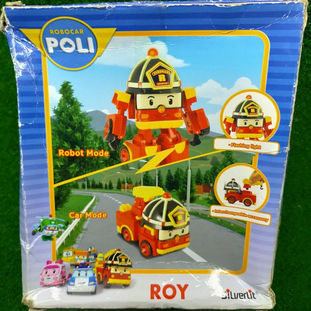 Draad toelage opening Robocar Poli ROY Silverlit, Hobbies & Toys, Collectibles & Memorabilia, Fan  Merchandise on Carousell