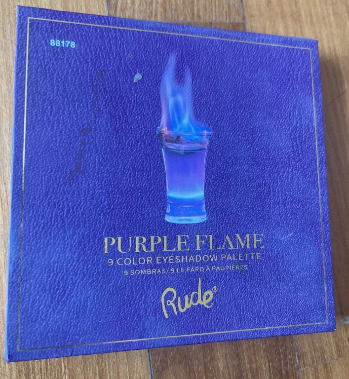 Rude Cosmetics Purple Rain Eyeshadow Palette Beauty Personal Care Face Makeup On Carousell