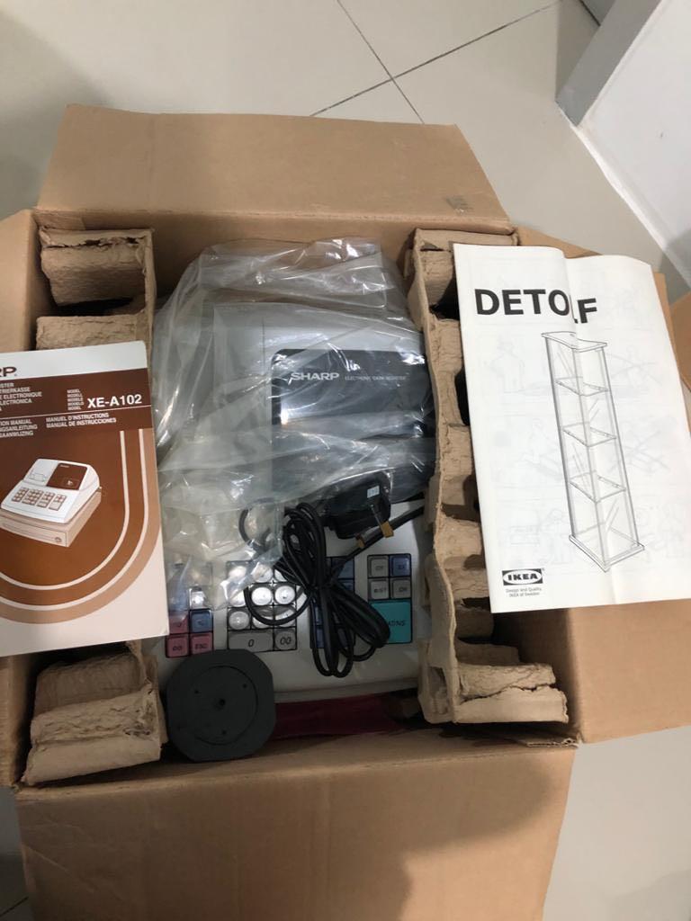 Sharp XEA102 Mesin Duit Cashier Machine, TV & Home Appliances, Washing