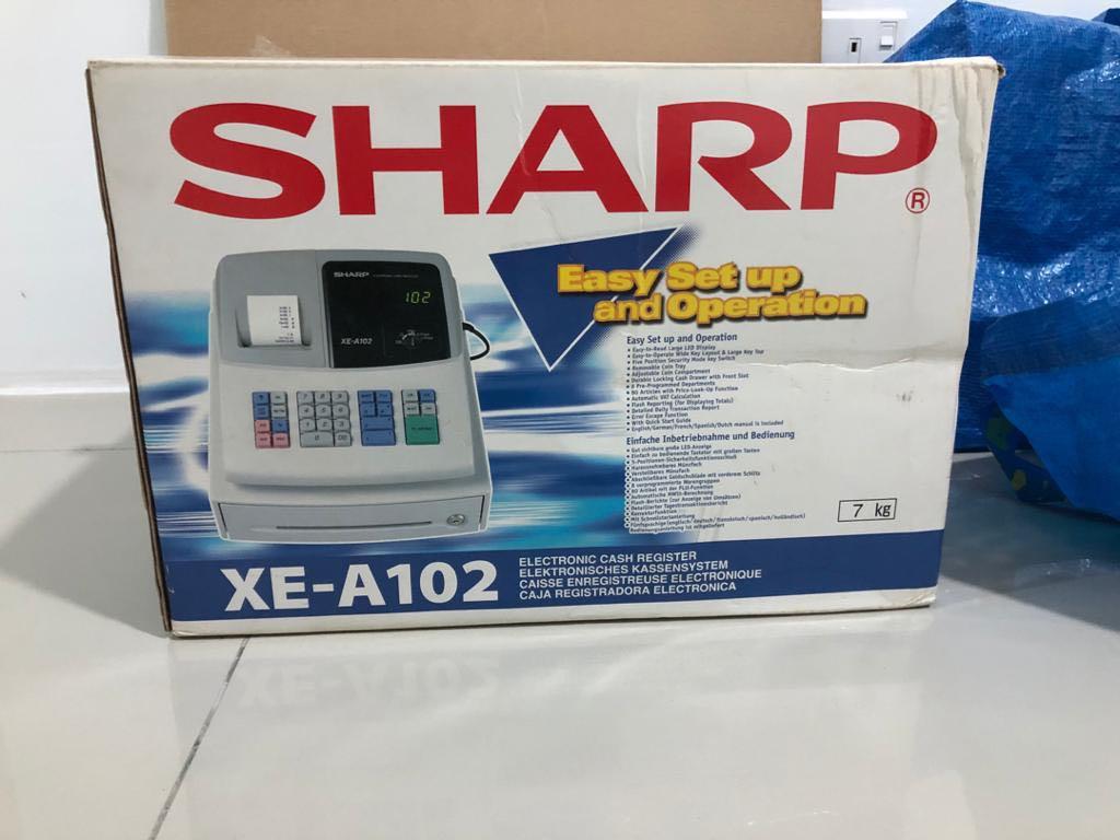 Sharp XEA102 Mesin Duit Cashier Machine, TV & Home Appliances, Washing