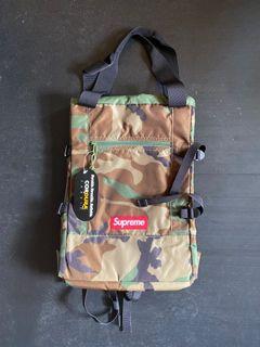 supreme camo tote backpack
