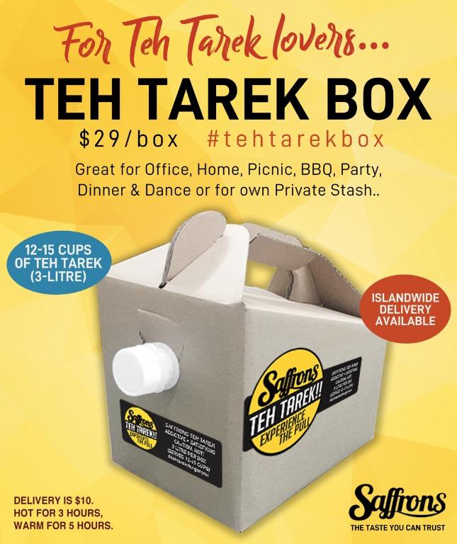 Teh Tarek Box by Saffrons, Food & Drinks, Packaged & Instant Food on