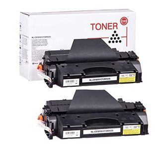 Twin Pack Ce505x Cf280x Black Compatible Toner Cartridges For Hp Laserjet Pro 400 M401n M401a M401d M401dn M401dne M401dw Mfpm425dn Mfpm425dw Electronics Others On Carousell