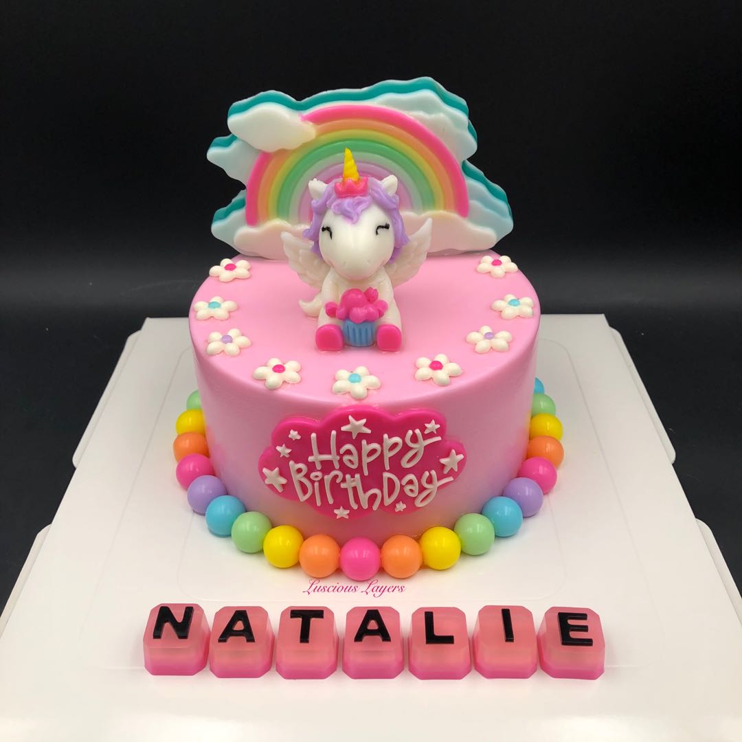 Unicorn Jelly cake, Food & Drinks, Homemade Bakes on Carousell