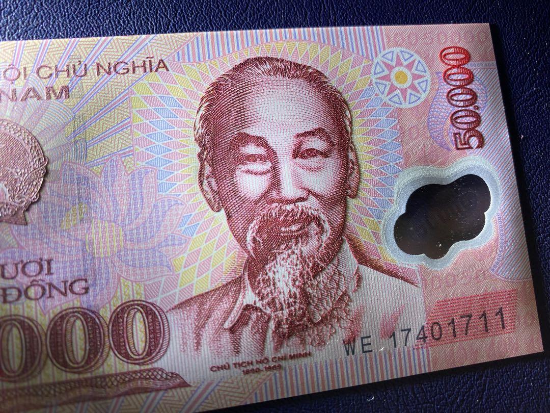 Vietnam 50000 Dong polymer UNC 2014-2017, Hobbies & Toys, Collectibles &  Memorabilia, Currency on Carousell