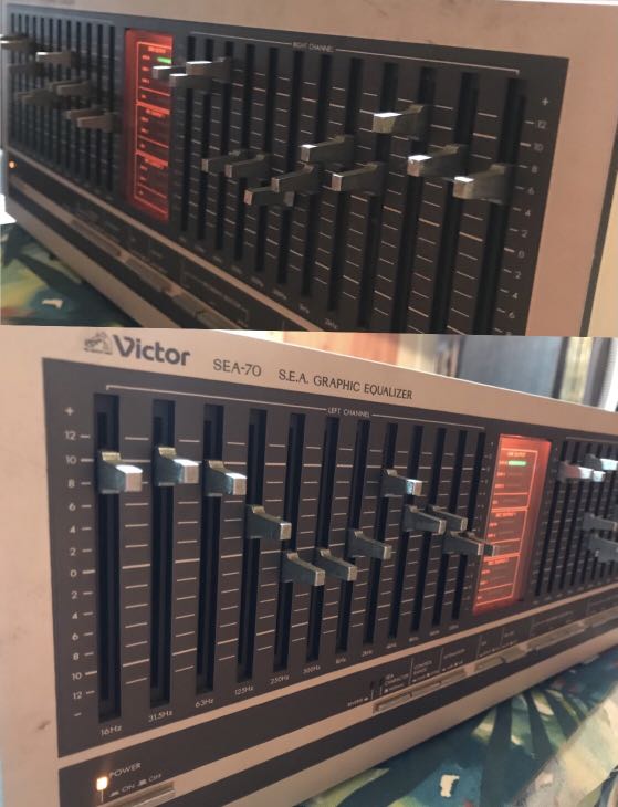 ビクターイコライザーSE-70 黒い 