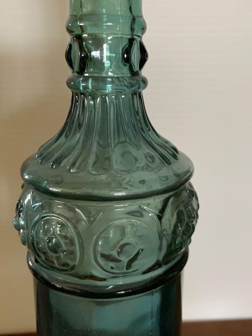 Vintage decorative glass bottle, Furniture & Home Living, Kitchenware