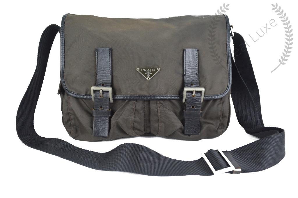 Vintage prada nylon messenger bag hotsell
